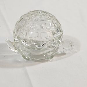 Vintage Anchor Hocking Turtle Trinket Dish